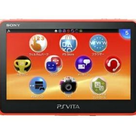 【中古】（新古品） PlayStation Vita Wi-Fiモデル ネオン・オレンジ(PCH-2000ZA24)