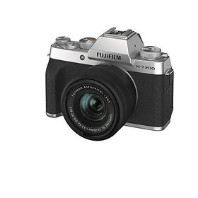 富士フイルム(FUJIFILM) ミラーレス一眼カメラ X-T200レンズキット シルバー X-T200LK-S