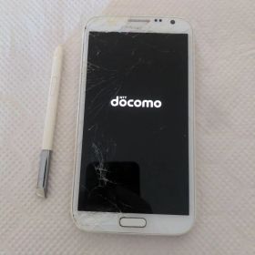 【画面割れ】GALAXY Note II （ドコモ SC-02E）本体＋Sペン