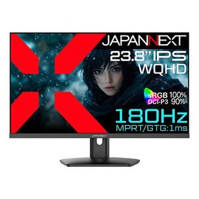 JAPANNEXT JN-IPS238G180Q ゲーミング液晶ディスプレイ 23.8型/ 2560×1440/ HDMI×2、DP×2/ ブラック/ スピーカ…