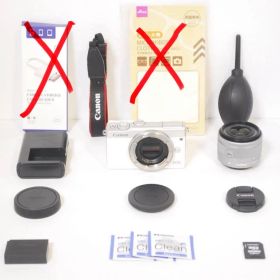 高画質で自撮りもラクラク☆Wi-Fi通信機能付き♪キャノン EOS M100♡