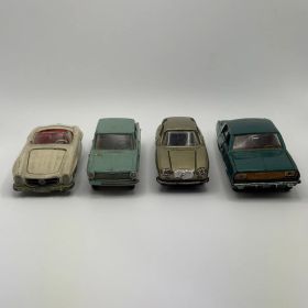 【まとめ売り・希少】ヴィンテージ ミニカー 4台セット 当時物 現状品 テクノ Tekno ポリトーイ POLITOYS 1/43