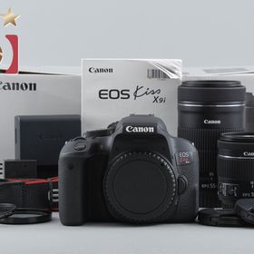 【中古】Canon キヤノン EOS Kiss X9i ダブルズームキット シャッター回数僅少 元箱付き