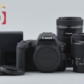 【中古】Canon キヤノン EOS Kiss X9 ダブルズームキット ブラック
