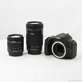 (中古)Canon EOS Kiss X9 ブラック ダブルズームキット(262-ud)