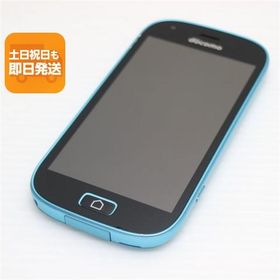 超美品 F-03K らくらくスマートフォン me ブルー スマホ 即日発送 白ロム 中古 DoCoMo 富士通 あすつく 土日祝発送OK