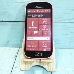 docomo F-03K ピンク らくらくスマートフォン me 本体 白ロム SIMロック解除済み SIMフリー 614159