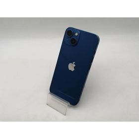 【中古】Apple docomo 【SIMフリー】 iPhone 13 128GB ブルー MLNG3J/A【OSU301】保証期間１ヶ月【ランクC】
