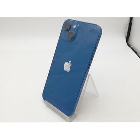 【中古】【赤ロム保証あり】Apple au 【SIMフリー】 iPhone 13 512GB ブルー MLNT3J/A【鹿児島中町】保証期間１ヶ月【ランクC】