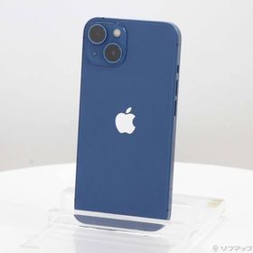 〔中古〕Apple(アップル) iPhone13 512GB ブルー MLNT3J／A SIMフリー〔349-ud〕