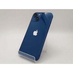 【中古】Apple au 【SIMフリー】 iPhone 13 128GB ブルー MLNG3J/A【三宮センター】保証期間１週間【ランクC】