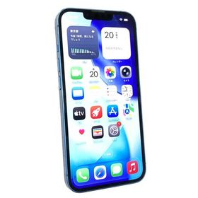 中古 Apple iPhone13 256GB ブルー MLNM3J／A SIMフリー