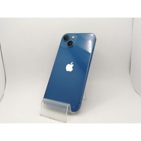 【中古】Apple docomo 【SIMフリー】 iPhone 13 256GB ブルー MLNM3J/A【川崎駅前】保証期間１ヶ月【ランクC】