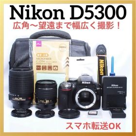 Nikon D5300 ダブルレンズ Wi-Fi ショット数少 初心者おすすめ