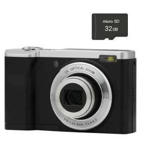 ケンコー コンパクトデジタルカメラ KC-ZM08 microSD32GB (2点セット)