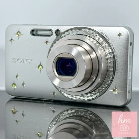 【美品】SONY Cyber-shot DSC-W570D シルバー 1610万画素 Carl Zeissレンズ 光学5倍ズーム 手ブレ補正 HD動画 スリムコンパクトデジタルカメラ