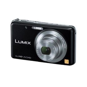 【中古】パナソニック デジタルカメラ ルミックス FX80 光学5倍 アーバンブラック DMC-FX80-K