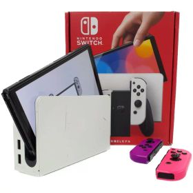 【Nintendo】任天堂『Nintendo Switch 有機ELモデル ホワイト』HEG-S-KAAAA ゲーム機本体 1週間保証【中古】