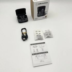 【中古 動作確認済】 オーディオテクニカ ATH-TWX7 ワイヤレスイヤホン bluetooth ノイズキャンセリング ブラック ATH-TWX7 BK 音楽鑑賞 運動 ランニング 通勤 通学 耳 イヤー イヤホン 音質 没入感 集中 音 使いやすい ジムリラックス 小さい