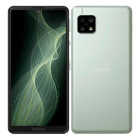 【中古】【安心保証】 AQUOS sense5G A004SH[64GB] SoftBank オリーブシルバー