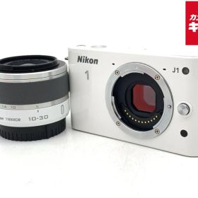 【中古】 【並品】 ニコン Nikon1 J1 標準ズームレンズキット ホワイト
