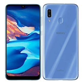 【中古】【安心保証】 GALAXY A30 SCV43[64GB] au ブルー