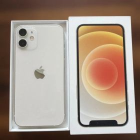 【美品】iPhone12 mini 128GB ホワイト SIMフリー 箱付