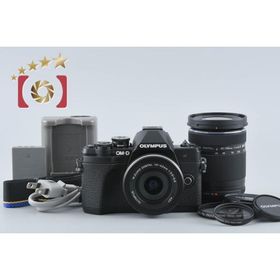 【中古】OLYMPUS オリンパス OM-D E-M10 Mark III EZ ダブルズームキット ブラック シャッター回数僅少
