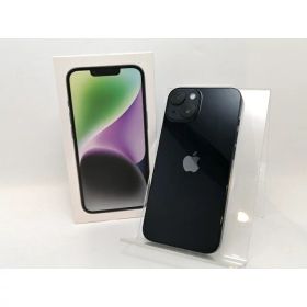 【中古】Apple SoftBank 【SIMフリー】 iPhone 14 256GB ミッドナイト MPVW3J/A【秋葉3号】保証期間1ヶ月【ランクC】