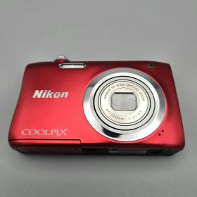 動作確認済・美品 Nikon COOLPIX A100 レッド 本体・バッテリー
