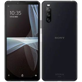 【中古】au Xperia 10 III SOG04 ブラック SIMロック解除済 中古スマホ 中古iphone 補償付き 送料無料 白ロム 中古携帯