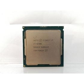 【中古】Intel Core i7-9700 (3GHz/TB:4.7GHz/SRG13/R0) bulk LGA1151/8C/8T/L3 12M/UHD630/TDP65W【津田沼】保証期間１週間