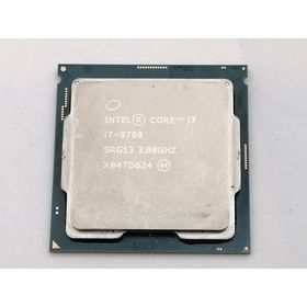 【中古】Intel Core i7-9700 (3GHz/TB:4.7GHz/SRG13/R0) bulk LGA1151/8C/8T/L3 12M/UHD630/TDP65W【津田沼】保証期間１週間
