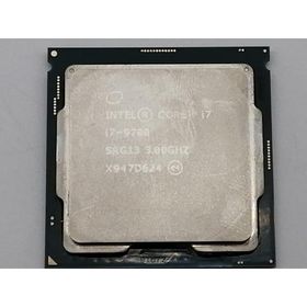 【中古】Intel Core i7-9700 (3GHz/TB:4.7GHz/SRG13/R0) bulk LGA1151/8C/8T/L3 12M/UHD630/TDP65W【津田沼】保証期間１週間