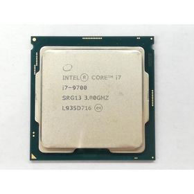 【中古】Intel Core i7-9700 (3GHz/TB:4.7GHz/SRG13/R0) bulk LGA1151/8C/8T/L3 12M/UHD630/TDP65W【日本橋3】保証期間１週間