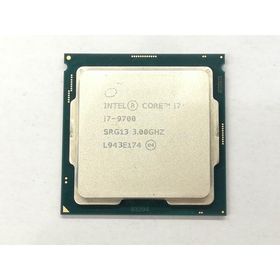 【中古】Intel Core i7-9700 (3GHz/TB:4.7GHz/SRG13/R0) bulk LGA1151/8C/8T/L3 12M/UHD630/TDP65W【日本橋3】保証期間１週間