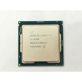【中古】Intel Core i7-9700 (3GHz/TB:4.7GHz/SRG13/R0) bulk LGA1151/8C/8T/L3 12M/UHD630/TDP65W【アリオ倉敷】保証期間１週間