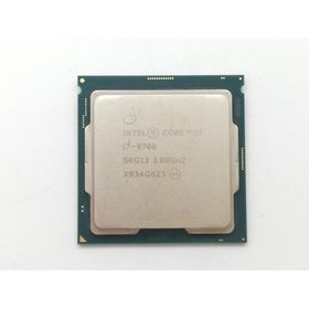 【中古】Intel Core i7-9700 (3GHz/TB:4.7GHz/SRG13/R0) bulk LGA1151/8C/8T/L3 12M/UHD630/TDP65W【日本橋3】保証期間１週間