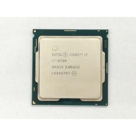 【中古】Intel Core i7-9700 (3GHz/TB:4.7GHz/SRG13/R0) bulk LGA1151/8C/8T/L3 12M/UHD630/TDP65W【日本橋3】保証期間１週間