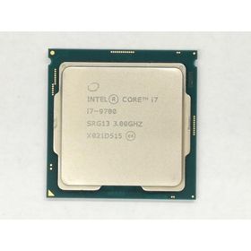 【中古】Intel Core i7-9700 (3GHz/TB:4.7GHz/SRG13/R0) bulk LGA1151/8C/8T/L3 12M/UHD630/TDP65W【日本橋3】保証期間１週間