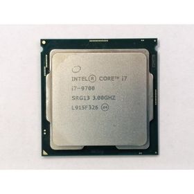 【中古】Intel Core i7-9700 (3GHz/TB:4.7GHz/SRG13/R0) bulk LGA1151/8C/8T/L3 12M/UHD630/TDP65W【日本橋3】保証期間１週間