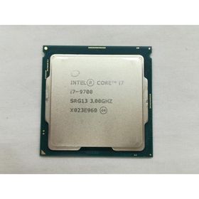 【中古】Intel Core i7-9700 (3GHz/TB:4.7GHz/SRG13/R0) bulk LGA1151/8C/8T/L3 12M/UHD630/TDP65W【日本橋3】保証期間１週間