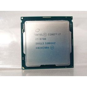 【中古】Intel Core i7-9700 (3GHz/TB:4.7GHz/SRG13/R0) bulk LGA1151/8C/8T/L3 12M/UHD630/TDP65W【仙台駅東口】保証期間１週間