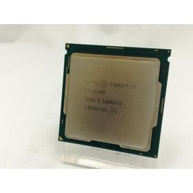 【中古】Intel Core i7-9700 (3GHz/TB:4.7GHz/SRG13/R0) bulk LGA1151/8C/8T/L3 12M/UHD630/TDP65W【川崎】保証期間１週間