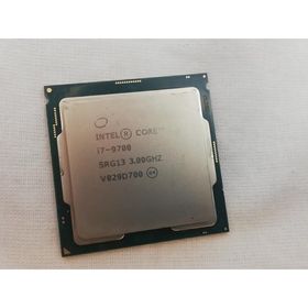 【中古】Intel Core i7-9700 (3GHz/TB:4.7GHz/SRG13/R0) bulk LGA1151/8C/8T/L3 12M/UHD630/TDP65W【川崎】保証期間１週間