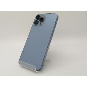 【中古】Apple au 【SIMフリー】 iPhone 13 Pro Max 256GB シエラブルー MLJD3J/A【三宮センター】保証期間1週間【ランクC】