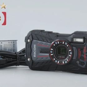 【中古】RICOH リコー PENTAX ペンタックス WG-30 ブラック 防水アクションカメラ シャッター回数僅少