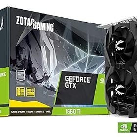 【中古】【39shop】ZOTAC★GAMING GeForce GTX 1660 Ti 6GB GDDR6 グラフィックスボード VD6900 ZTGTX1660TI-6GB（良い）