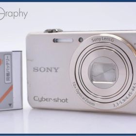 【美品・動作保証】 ソニー SONY Cyber-shot DSC-WX220 10x ゴールド バッテリー付属 同梱無料 #am7728