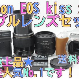 ▲極上品⑧▲決算大SALE▲ Canon EOS Kiss x9 ダブル